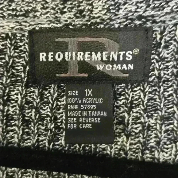 Grey/Black Cardigan With Buttons - Picture 5 of 7